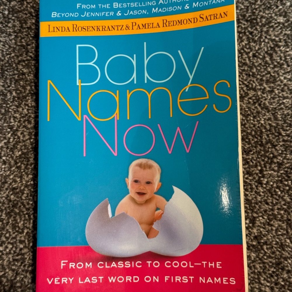 Baby Names Now Book